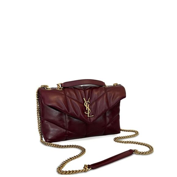 Saint Laurent Women Puffer Toy Mini Leather Shoulder Bag - Picture 1 of 2